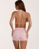 Bo+Tee Bo+Tee soft active high rise mini shorts in blush pink - 4