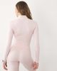 Bo+Tee Bo+Tee soft active zip up seamless jacket in blush pink - 2