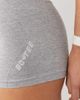 Bo+Tee Bo+Tee super sculpt seamless mini shorts in gray heather - part of a set-White - 3