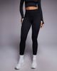 Bo+Tee Bo+Tee thermal seamless high waisted leggings in black leopard - 2