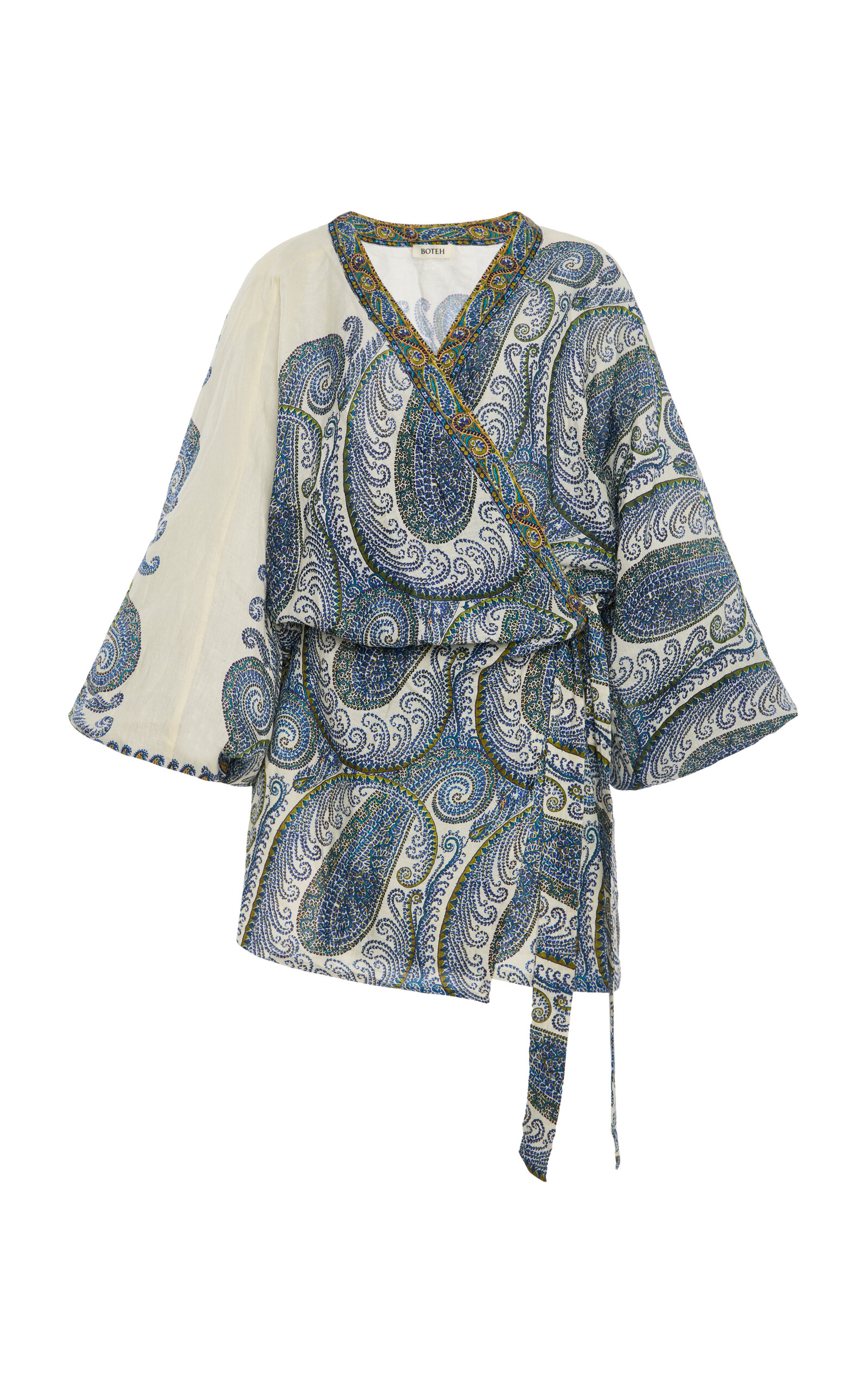BOTEH BOTEH Arcadia Paisley Mini Robe Dress