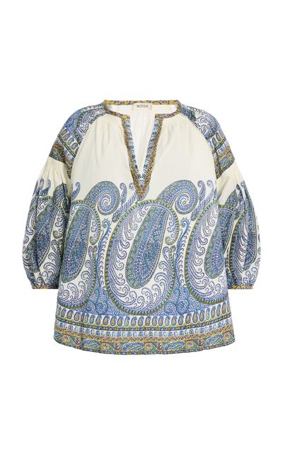 BOTEH BOTEH Arcadia Paisley Smock Blouse