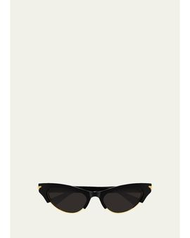 Bottega Veneta 52MM Angle Cateye Sunglasses