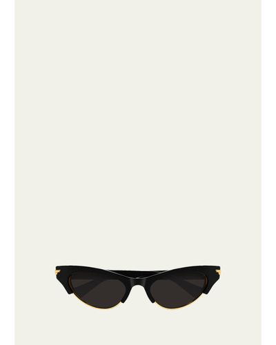 Bottega Veneta 52MM Angle Cateye Sunglasses