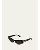 Bottega Veneta 52MM Angle Cateye Sunglasses - 2