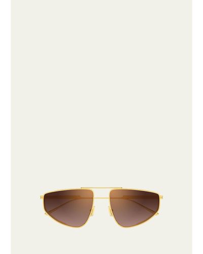 Bottega Veneta 59MM Aviator Sunglasses