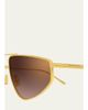 Bottega Veneta 59MM Aviator Sunglasses - 3
