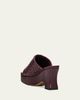 Bottega Veneta 70mm Rosita Intrecciato Leather Wedge Mules - 2