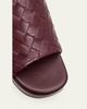 Bottega Veneta 70mm Rosita Intrecciato Leather Wedge Mules - 3
