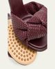 Bottega Veneta 90mm Cherry Intrecciato Leather Mules - 5