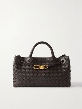BOTTEGA VENETA Andiamo east-west small Intrecciato leather tote