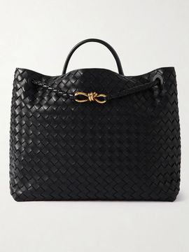 BOTTEGA VENETA Andiamo large Intrecciato leather top-handle bag