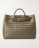 BOTTEGA VENETA Andiamo medium Intrecciato leather top-handle bag - 1