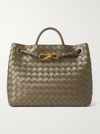 BOTTEGA VENETA Andiamo medium Intrecciato leather top-handle bag