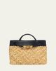 Bottega Veneta Andiamo Small Raffia Crossbody Bag - 1