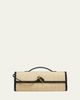 Bottega Veneta Andiamo Woven Raffia Clutch Bag - 1