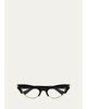 Bottega Veneta Bold Ribbon 52MM Cat-Eye Sunglasses - 1