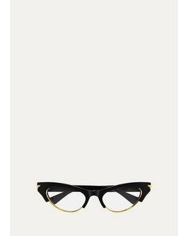 Bottega Veneta Bold Ribbon 52MM Cat-Eye Sunglasses