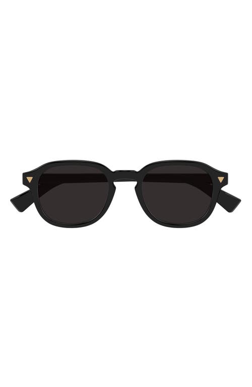 Bottega Veneta Bottega Veneta 49mm Small Round Sunglasses