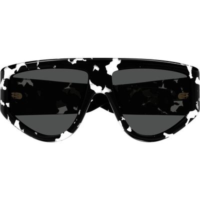 Bottega Veneta Bottega Veneta 59mm Polarized Gradient Shield Sunglasses