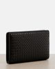 Bottega Veneta Bottega Veneta Agenda Intrecciato leather clutch - 4