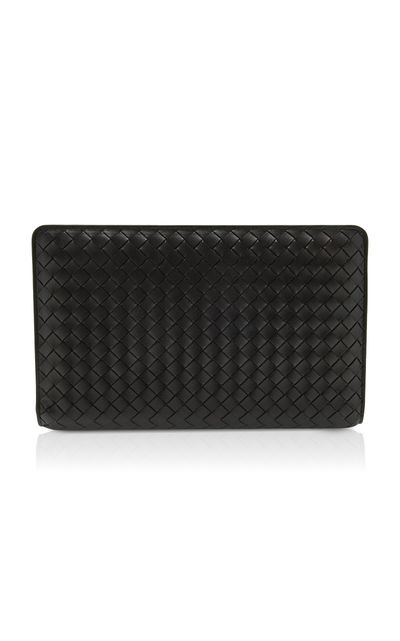 Bottega Veneta Bottega Veneta Agenda Intrecciato Nappa Leather Clutch Bag