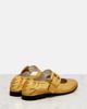 Bottega Veneta Bottega Veneta Amy metallic leather Mary Jane flats - 2
