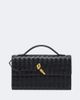 Bottega Veneta Bottega Veneta Andiamo 25 Intrecciato leather clutch - 1