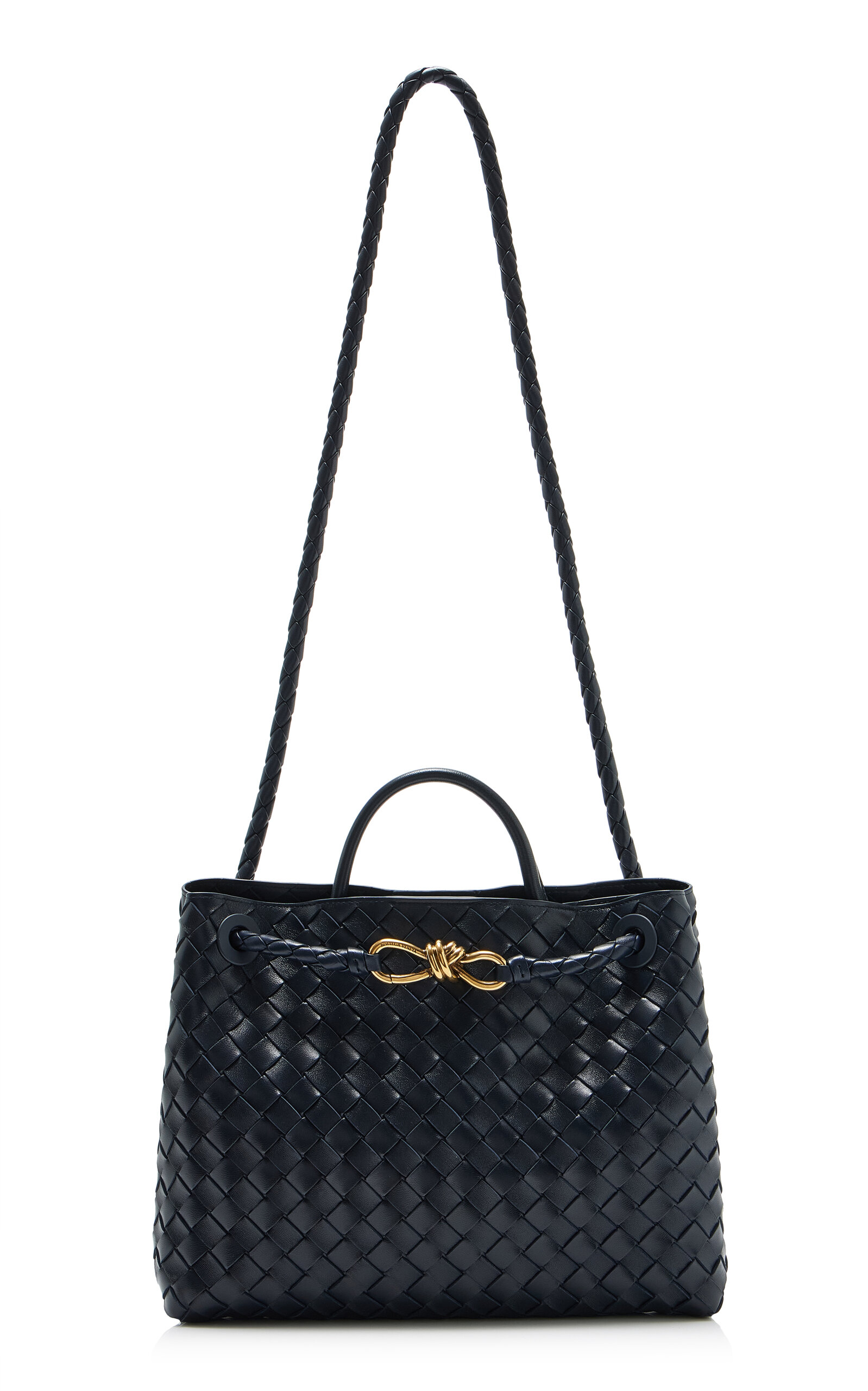 Bottega Veneta Bottega Veneta Andiamo Intrecciato 15 Leather Bag