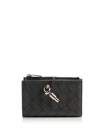Bottega Veneta Bottega Veneta Andiamo Intrecciato Leather Bifold Wallet