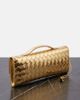 Bottega Veneta Bottega Veneta Andiamo Intrecciato metallic leather clutch - 4