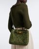 Bottega Veneta Bottega Veneta Andiamo Intrecciato Small suede top-handle bag - 2
