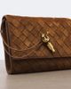 Bottega Veneta Bottega Veneta Andiamo Intrecciato suede pouch with strap - 6