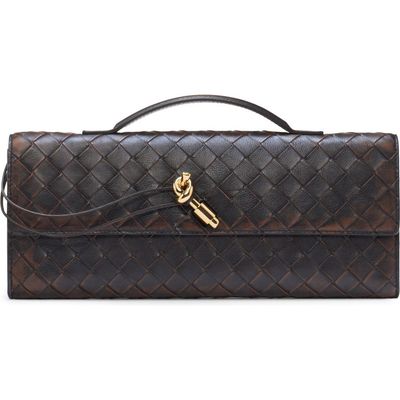 Bottega Veneta Bottega Veneta Andiamo Long Leather Clutch