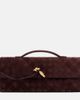 Bottega Veneta Bottega Veneta Andiamo suede clutch - 1