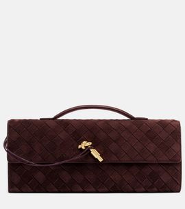 Bottega Veneta Bottega Veneta Andiamo suede clutch