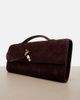 Bottega Veneta Bottega Veneta Andiamo suede clutch - 6