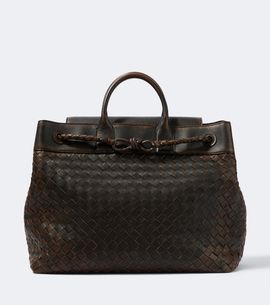 Bottega Veneta Bottega Veneta Andiamo Voyager Intrecciato leather tote bag