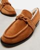 Bottega Veneta Bottega Veneta Astaire shearling-lined suede loafers - 4