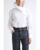 Bottega Veneta Bottega Veneta Asymmetric Draped Collar Cotton Poplin Shirt - 1