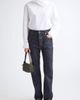 Bottega Veneta Bottega Veneta Asymmetric Draped Collar Cotton Poplin Shirt - 2