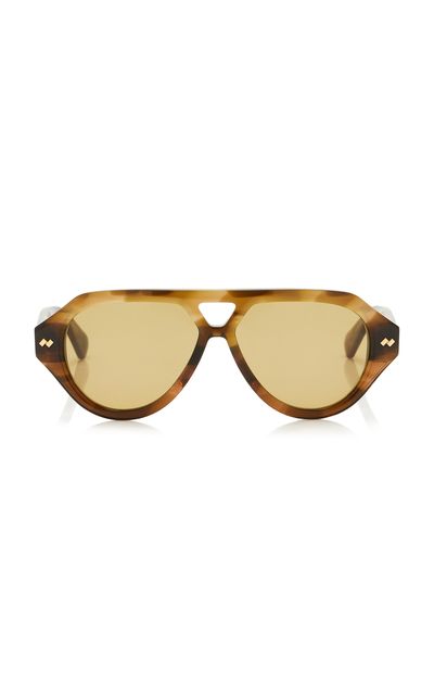 Bottega Veneta Bottega Veneta Aviator Acetate Sunglasses