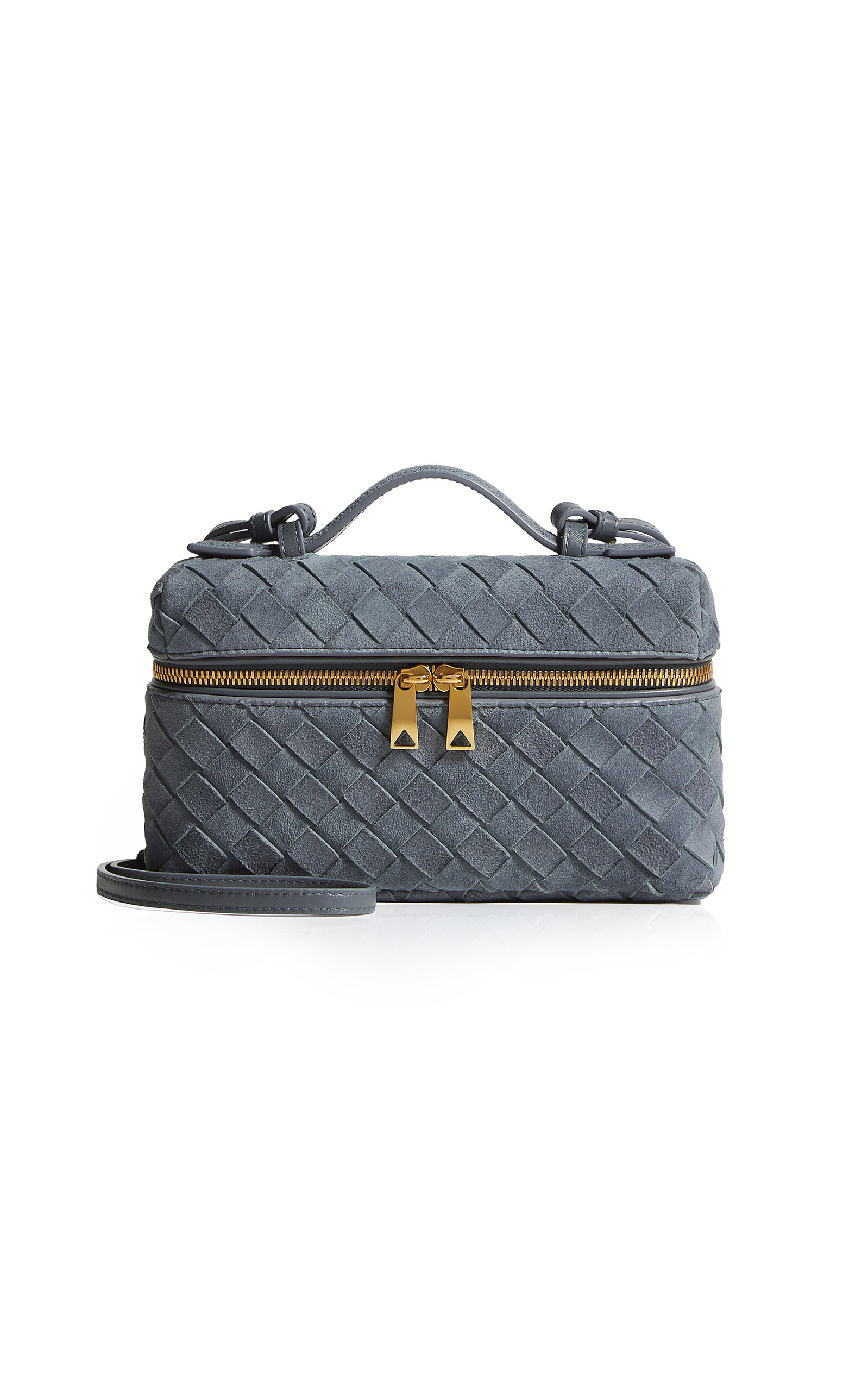 Bottega Veneta Bottega Veneta Bang Bang Intrecciato Suede Vanity Case