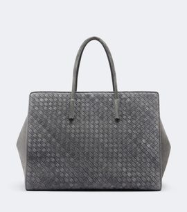 Bottega Veneta Bottega Veneta Barbara Large Intrecciato suede tote bag