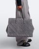 Bottega Veneta Bottega Veneta Barbara Large Intrecciato suede tote bag - 2