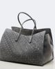 Bottega Veneta Bottega Veneta Barbara Large Intrecciato suede tote bag - 6