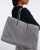 Bottega Veneta Bottega Veneta Barbara Large Intrecciato suede tote bag - 7