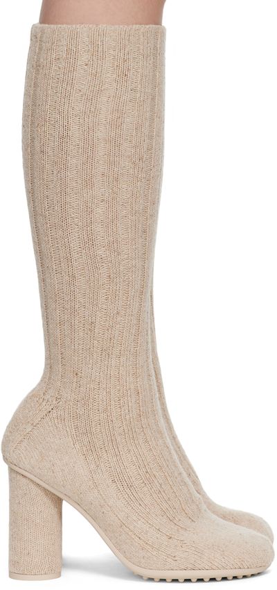 Bottega Veneta Bottega Veneta Beige Atomic Boots