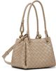 Bottega Veneta Bottega Veneta Beige Small Parachute Bag - 3