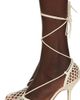 Bottega Veneta Bottega Veneta Beige Stretch Heels - 3